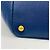Prada Vitello Daino Leder Golden Pocket Tote Schultertasche Blau - Ansicht 7