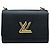 Louis Vuitton Twist MM Handtasche Schwarz