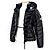 Chaqueta acolchada con capucha para mujer Moncler BADY Negra Negro - vista 3
