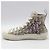 Dior Sneakers alte in tela Oblique Blu - vista 3
