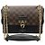 Louis Vuitton Borsa a tracolla Damier Ebene Babyn PM Marrone