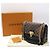 Louis Vuitton Borsa a tracolla Damier Ebene Babyn PM Marrone - vista 2