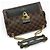 Louis Vuitton Borsa a tracolla Damier Ebene Babyn PM Marrone - vista 3