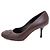 Gucci Leder-Schuhe mit GG-Logo Braun