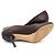 Gucci Leder-Schuhe mit GG-Logo Braun - Ansicht 5