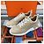 Hermès Sneakers Bouncing in pelle beige Multicolore - vista 2