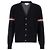 Thom Browne Lockere Strickjacke mit V-Ausschnitt und Armbändern