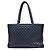 Chanel Borsa Tote Boy in agnello Nero - vista 3