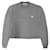 Miu Miu Logo Crop Strick grau Braun  - Ansicht 1