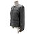 Prada Leichte Nylon-Steppjacke mit Dreieckslogo für Damen Silber