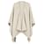 Fendi Poncho aus Wolle und Seide für Damen mit FF-Logo Beige Braun  - Ansicht 1