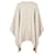 Fendi Poncho aus Wolle und Seide für Damen mit FF-Logo Beige Braun  - Ansicht 2