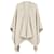 Fendi Poncho aus Wolle und Seide für Damen mit FF-Logo Beige Braun  - Ansicht 5