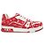 Louis Vuitton Sneakers Red Monogram Velvet Trainer Rosso