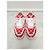 Louis Vuitton Sneakers Red Monogram Velvet Trainer Rosso - vista 5
