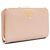 Prada Saffiano Leder-Brieftasche mit goldenem Logo Pink - Ansicht 10