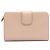 Prada Saffiano Leder-Brieftasche mit goldenem Logo Pink - Ansicht 11
