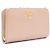 Prada Saffiano Leder-Brieftasche mit goldenem Logo Pink - Ansicht 2