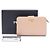 Prada Saffiano Leder-Brieftasche mit goldenem Logo Pink - Ansicht 8