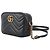 Gucci Borsa a tracolla mini GG Marmont trapuntata Nero - vista 2