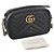 Gucci Borsa a tracolla mini GG Marmont trapuntata Nero - vista 8
