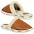 Chloé Mocassini in pelliccia con bordo logo Woody Camel Brown Marrone