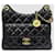 Chanel Borsa Hobo Nera Lucida Medium Nero - vista 2