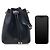 Jimmy Choo Borsa a secchiello Bon Bon senza cuciture Nero Argento antico - vista 10