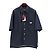 Gucci Camicia in denim con etichetta Web Band