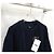 Fendi Kurzärmeliges T-Shirt aus Navy Terry - Ansicht 3