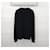 Louis Vuitton Rundhals Strickpullover Schwarz  - Ansicht 2