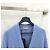 Dior Couture Cardigan aus blauem Kaschmir mit Logo - Ansicht 3