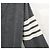 Thom Browne Grauer Cardigan aus Merinowolle Braun - Ansicht 4