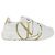 Louis Vuitton Sneakers Timeout con logo circolare in oro bianco