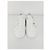 Louis Vuitton Sneakers Timeout con logo circolare in oro bianco - vista 4