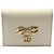 Gucci Cartera Marmont con lazo chapado en oro Blanco