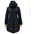 Chaqueta larga de plumón Moncler Chapal Negro - vista 2
