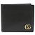 Gucci Black Leather GG Marmont Compact Wallet