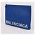 Balenciaga Clutch grande blu con logo - vista 3