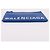 Balenciaga Clutch grande blu con logo - vista 7