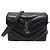 Saint Laurent Borsa piccola YSL Matelassé Loulou nera e argento Nero
