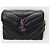 Saint Laurent Borsa piccola YSL Matelassé Loulou nera e argento Nero - vista 2