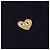 Comme Des Garcons Cardigan mit goldenem Herz-Patch Blau - Ansicht 4