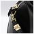 Givenchy Piccola borsa a tracolla Black Calfskin Glossy Gold Anti-Gona Nero - vista 8