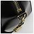 Givenchy Piccola borsa a tracolla Black Calfskin Glossy Gold Anti-Gona Nero - vista 9