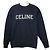 Céline Lockeres Sweatshirt aus Baumwollfleece Blau