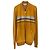 Hermès Giacca con zip in maglia e scamosciato Arancione