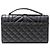 Saint Laurent Borsa a tracolla con catena Monogram Nero - vista 2