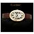 Cartier Relógio pequeno com pulseira de couro cor de ouro rosa Marrom - vista 3