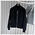 Tom Ford Gerippte Leder-Bomberjacke Schwarz - Ansicht 2